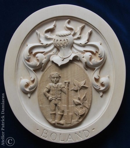 Armoiries héraldique de la famille BOLAND, (Suisse) | Fabrication d'armoiries de famille