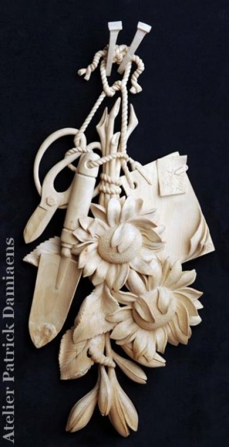 Ornements et Sculpture style de Grinling Gibbons