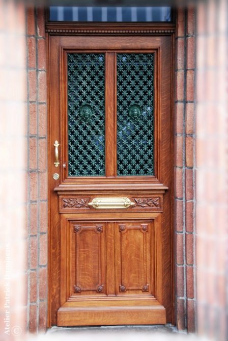 Portes extérieures sculptées et portes exclusives sculpté