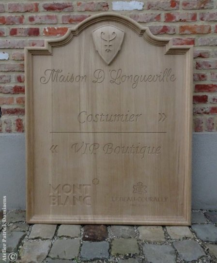 Réalisation de panneau en bois |  Maison D'Longueville (Belgique)